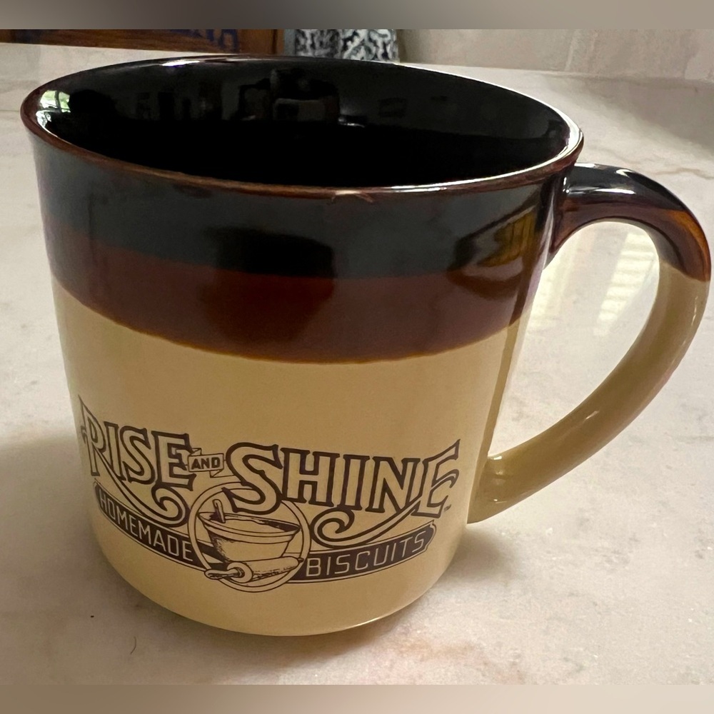 Hardee's 1984 Vintage Rise and Shine Homemade Biscuits Coffee Cup Mug